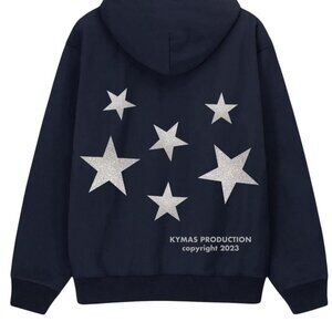 Navy Blue Kymas Los Angeles Star Hoodie (The Los Angeles Hoodie)